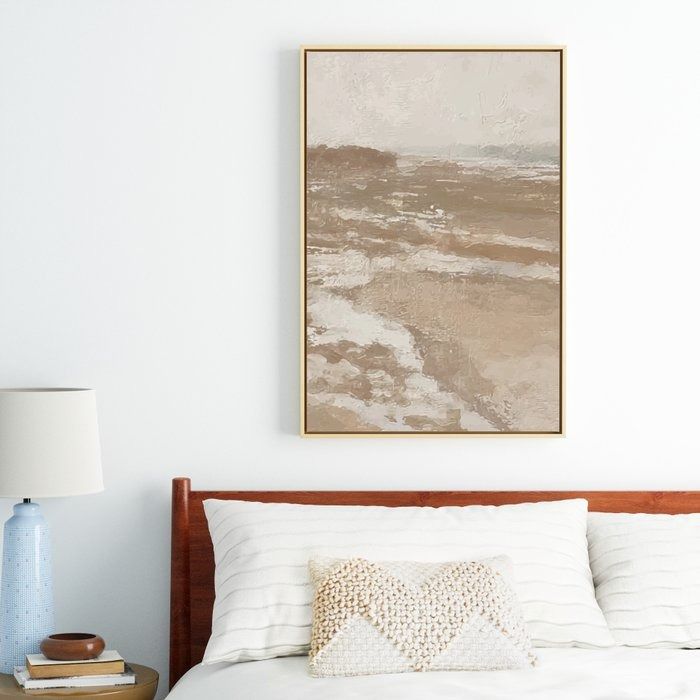Neutral Painting Seascape  Coastal 2 Framed Mintaka thumbnail 2