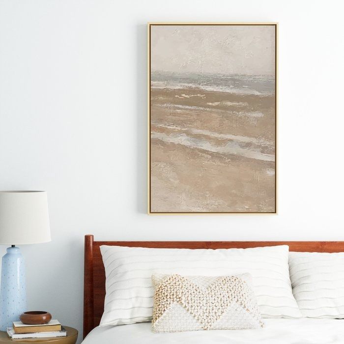 Neutral Painting Seascape  Coastal 3 Framed Mintaka thumbnail 2