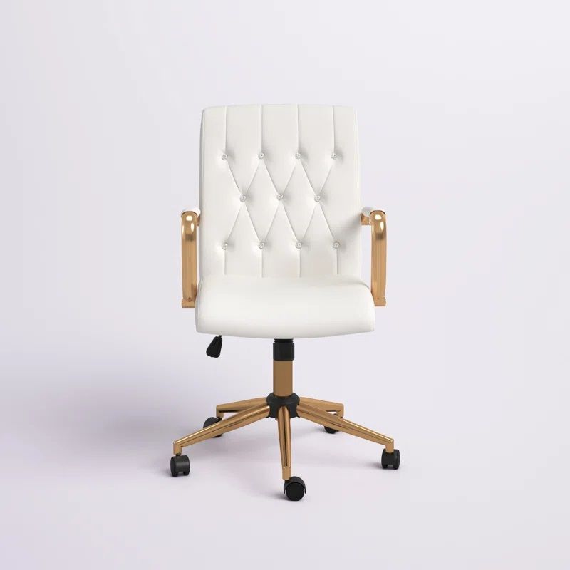 Von Faux Leather Office Chair thumbnail 3