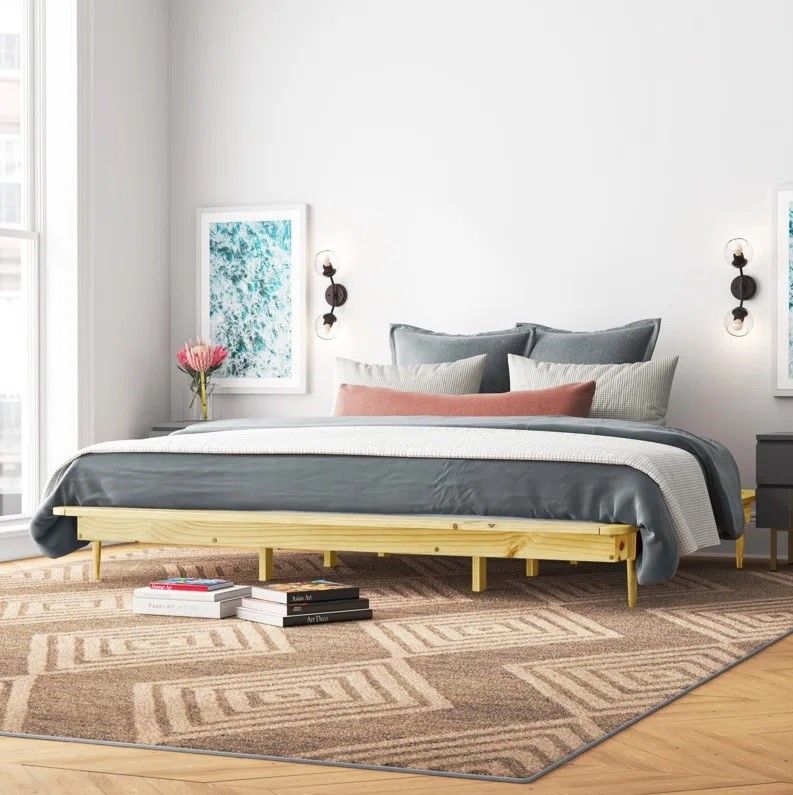Henline Solid Wood Bed thumbnail 2