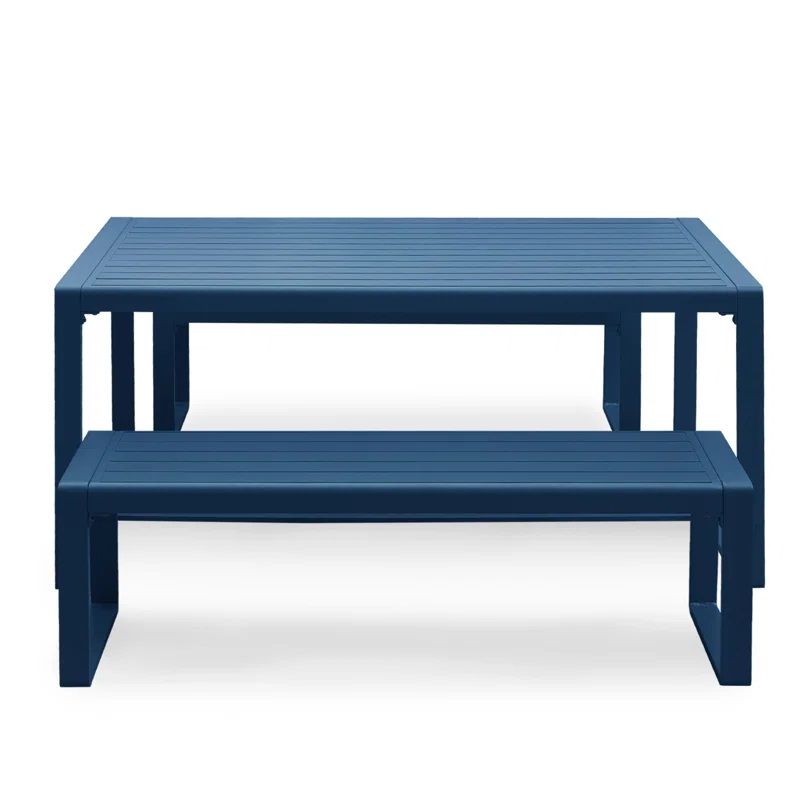 Marya Rectangular 6 Person Long Dining Set thumbnail 3