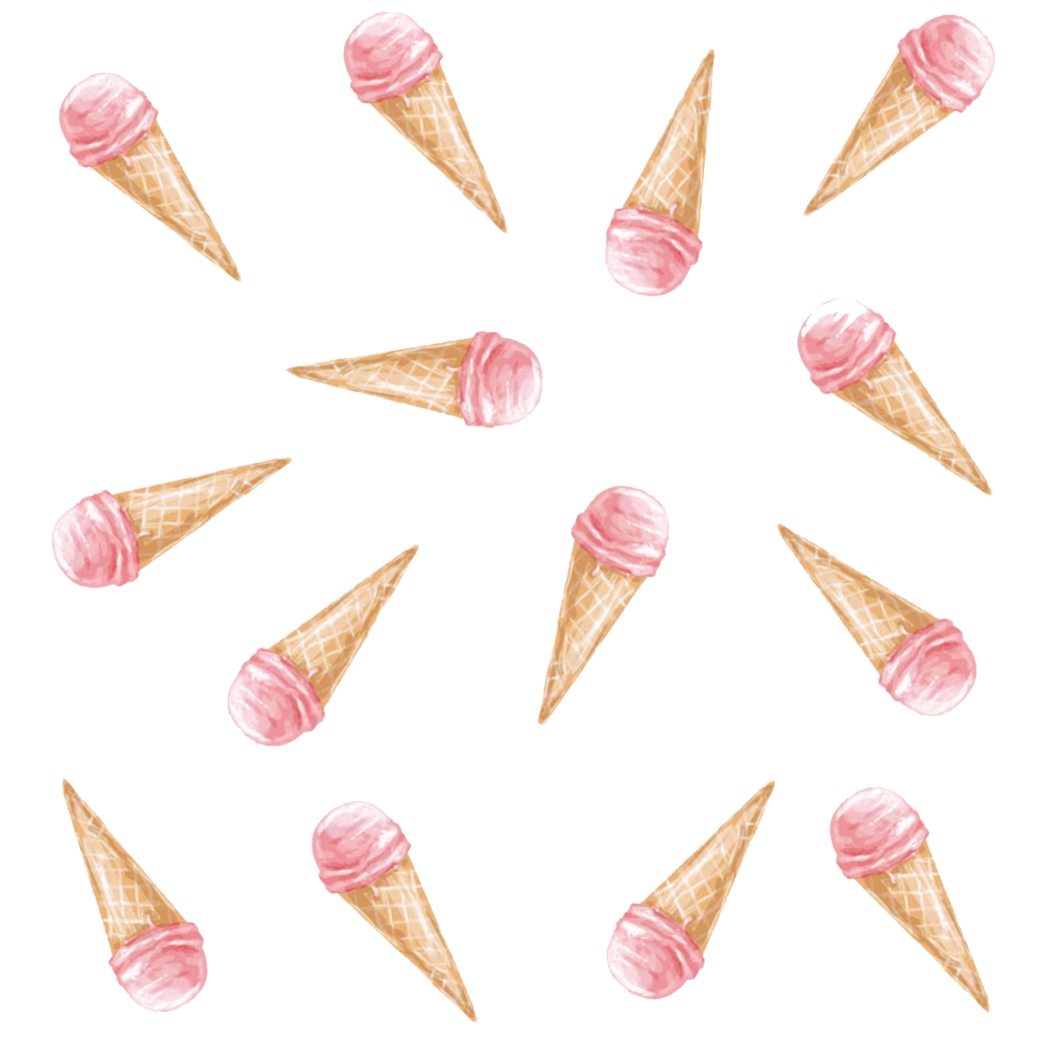 Ice Cream Fabric Wall Decals thumbnail 2