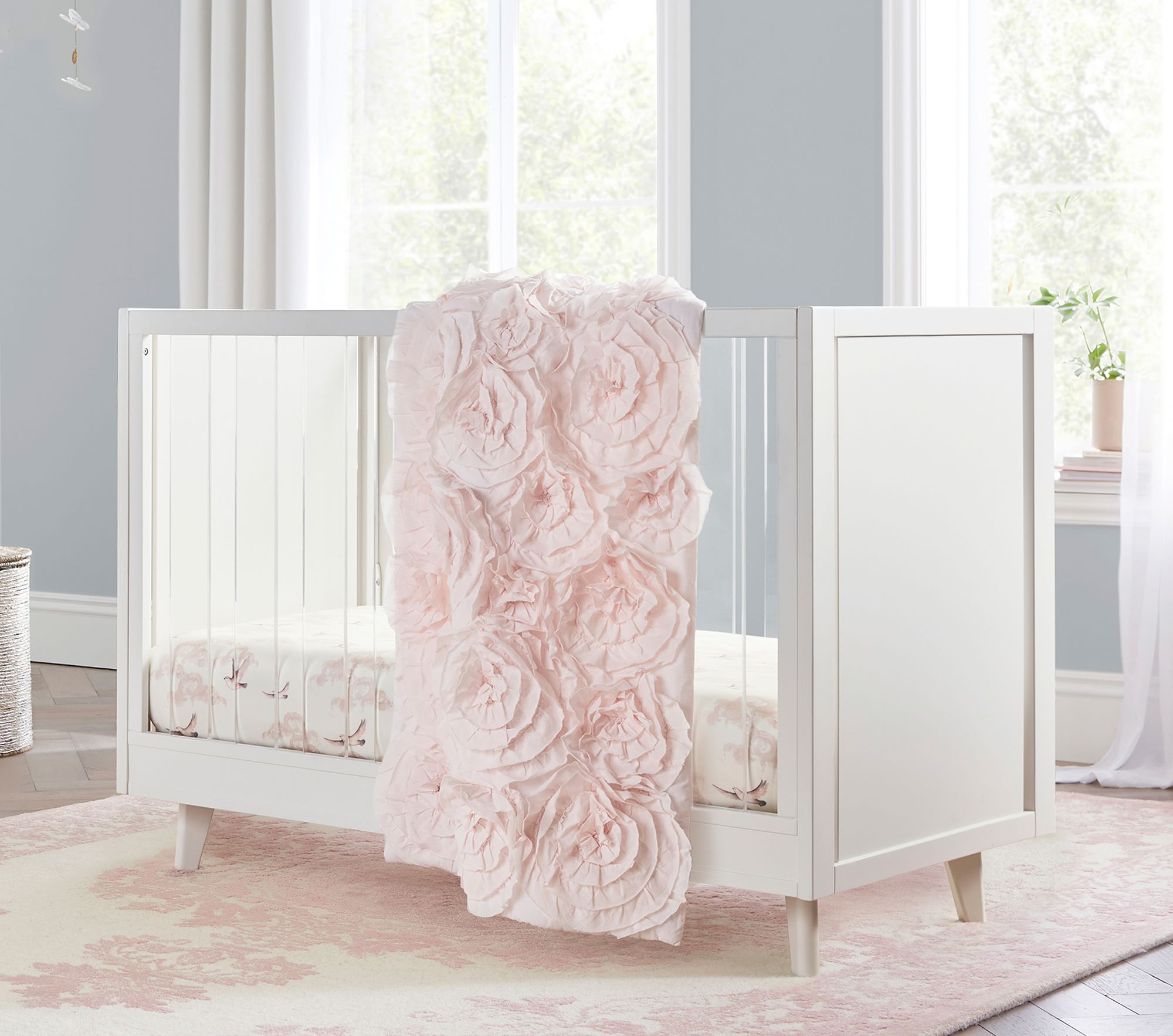 Sloan Acrylic Convertible Crib thumbnail 2
