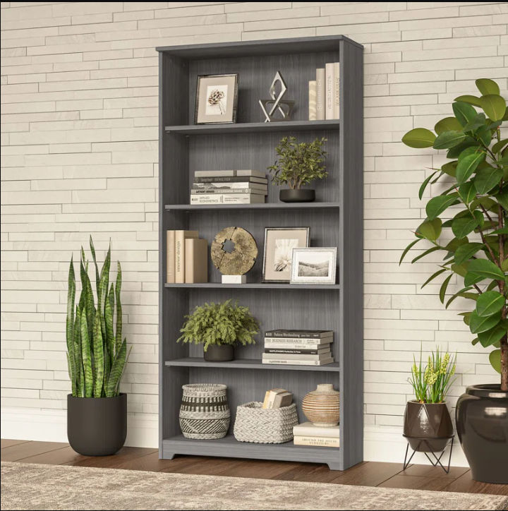 Almita 5 Shelf 66 Standard Bookcase thumbnail 2