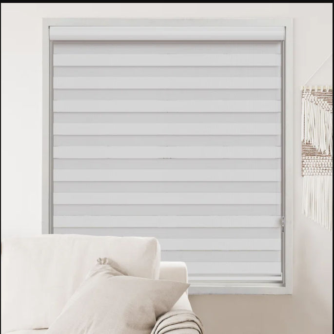 Zebra Blinds Window Dual Layer Roller Shades 71 thumbnail 2