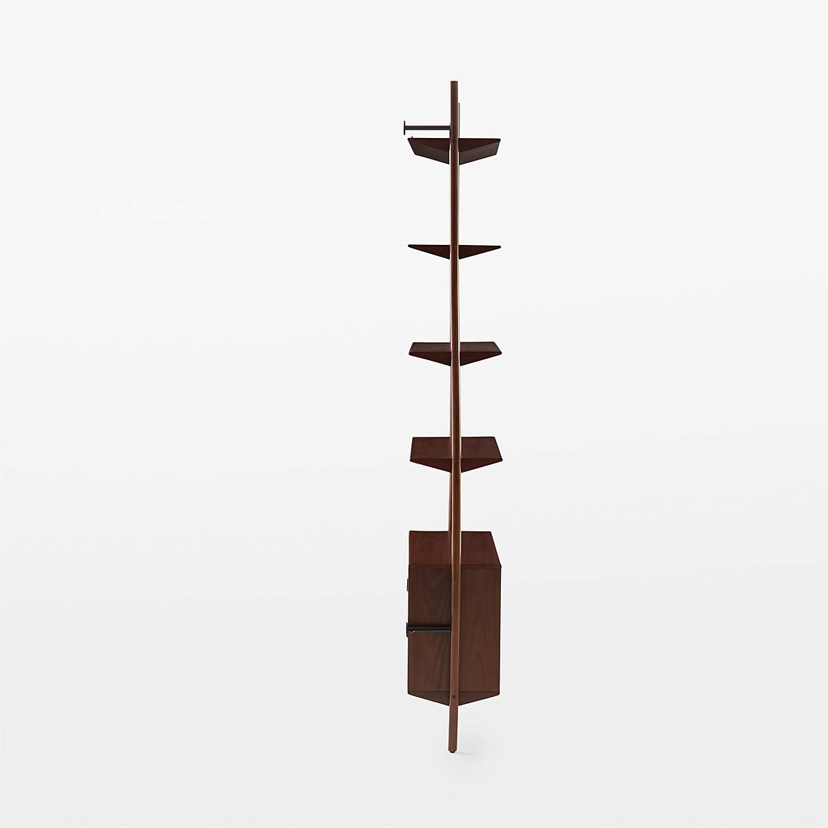 Nabla Wall Mount Bookcase With Cabinet thumbnail 3