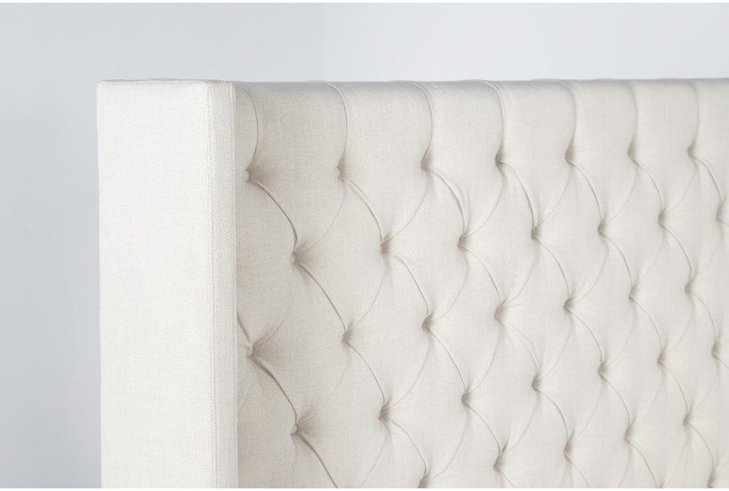 Halle King Hand Tufted Upholstered Shelter Bed thumbnail 3