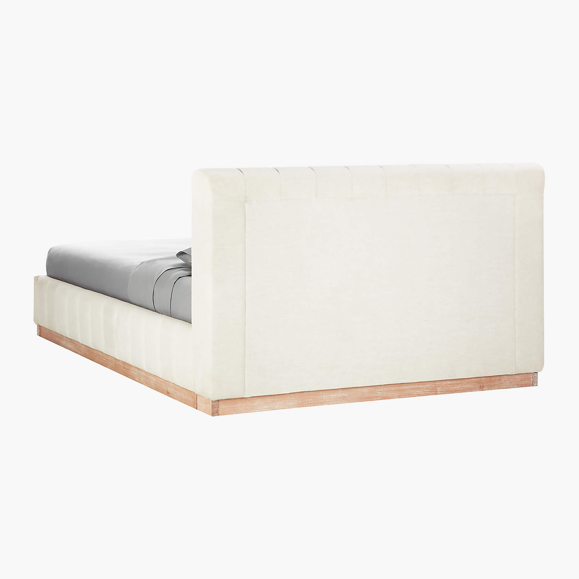 Forte Channeled White King Bed thumbnail 4