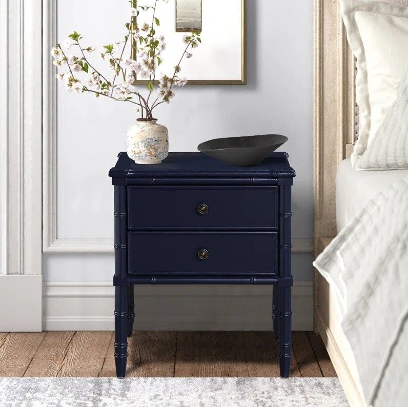 Peggy Solid Manufactured Wood Nightstand thumbnail 2
