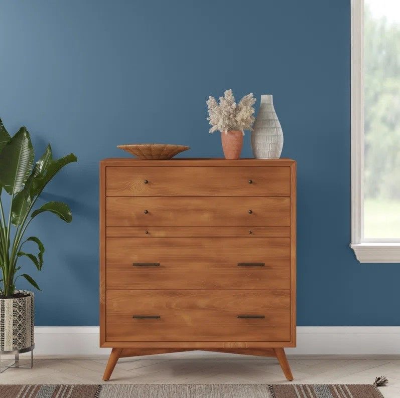 Williams 4 Drawer Solid Wood Chest thumbnail 2
