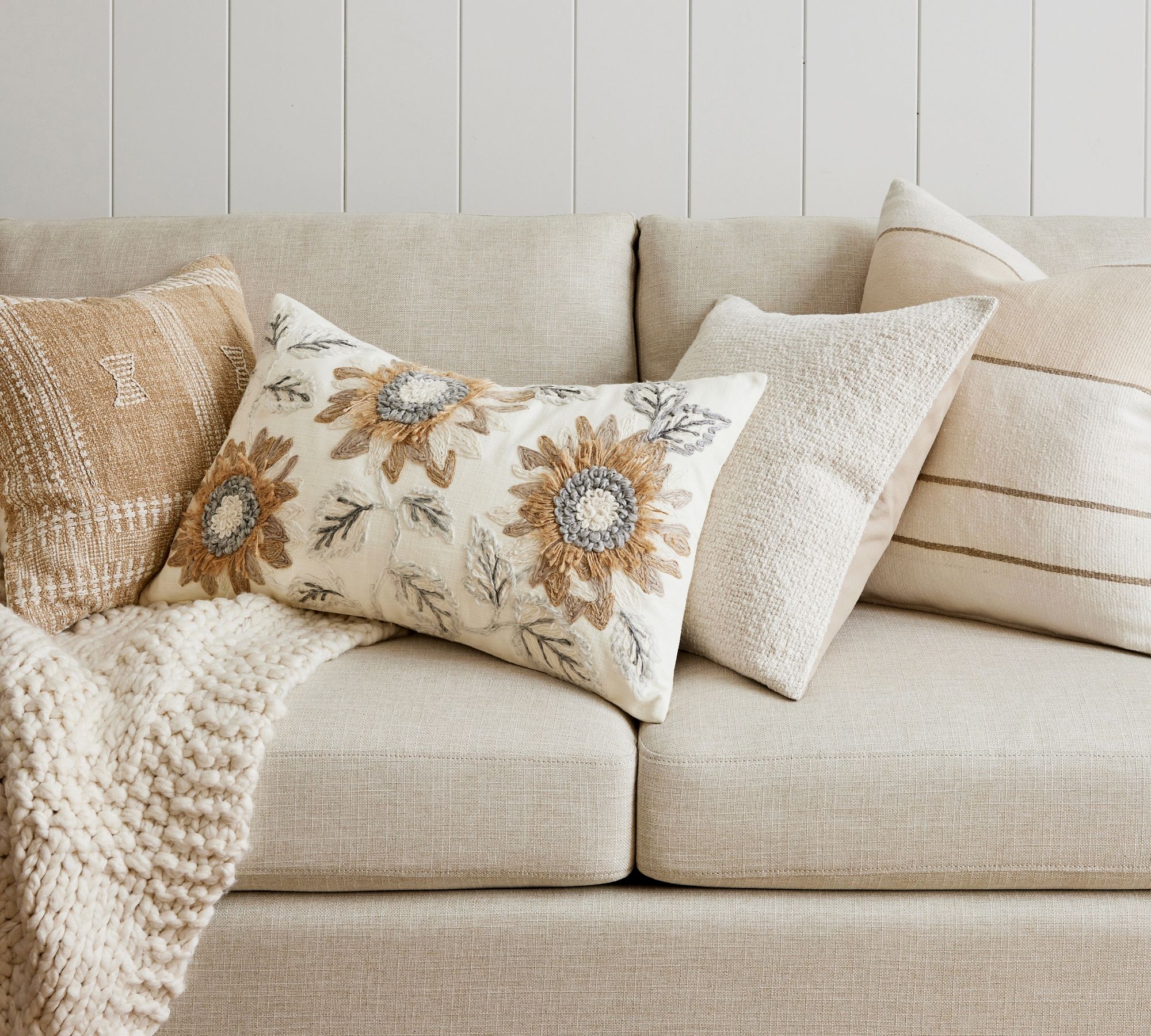 Headland Striped Throw Pillow thumbnail 2