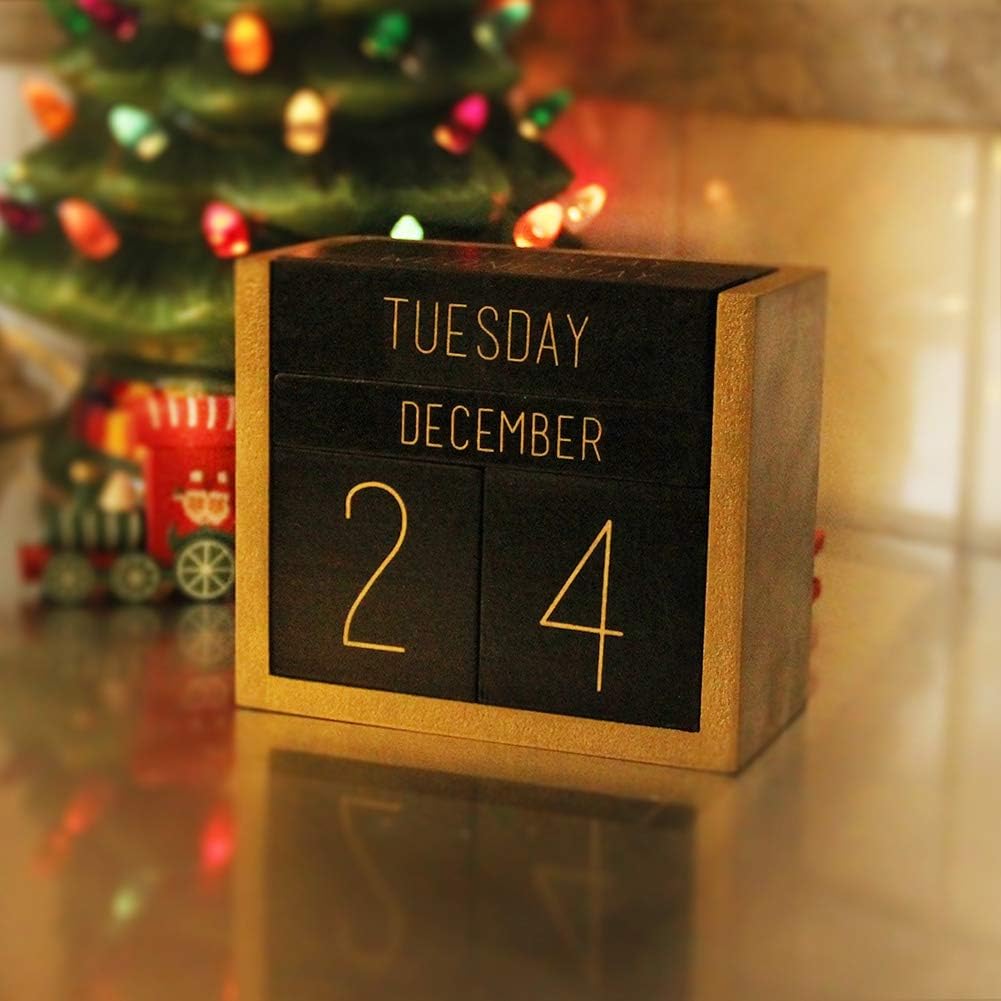 Juegoal Wooden Perpetual Calendar thumbnail 2