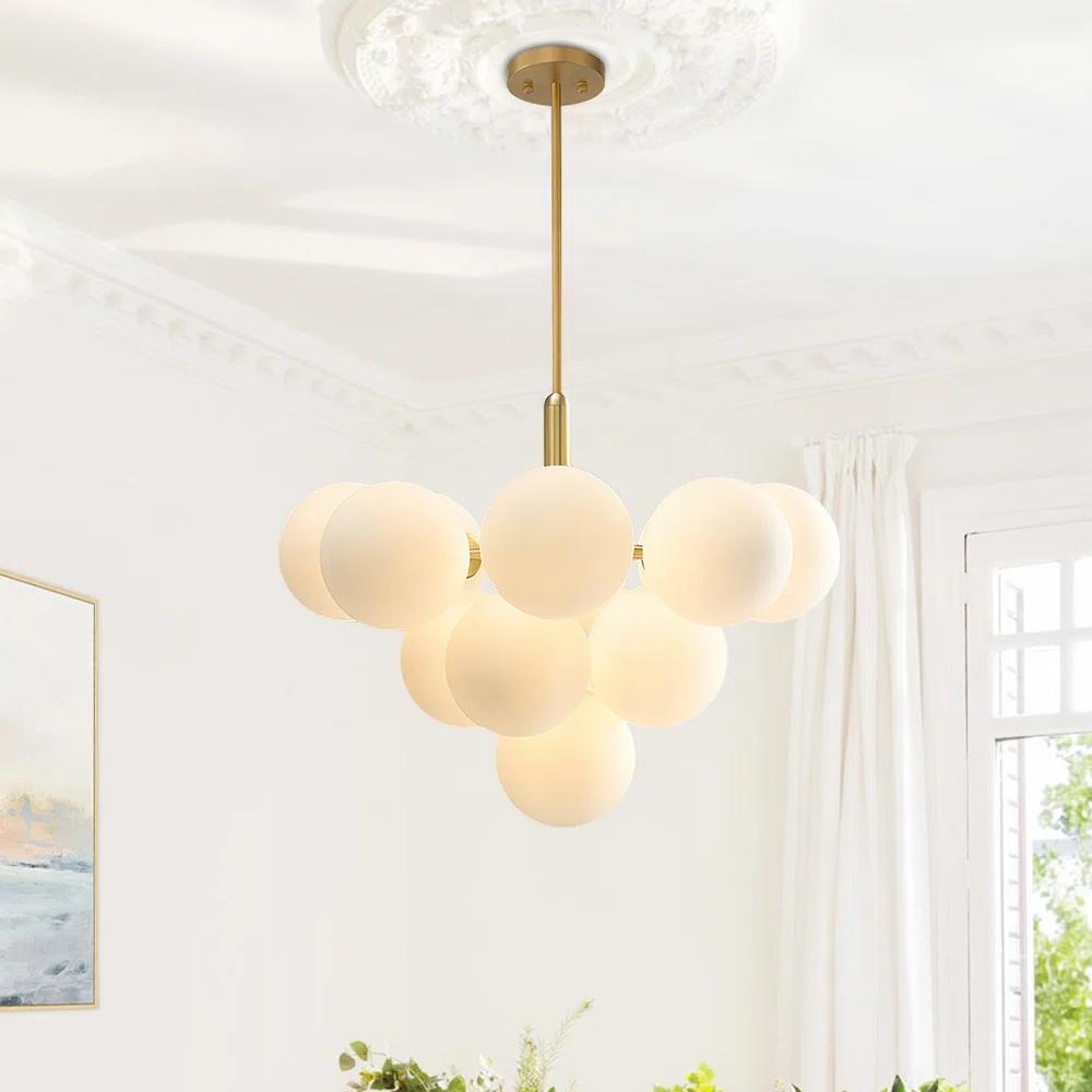 Delacroy 13 Light Dimmable Tiered Chandelier thumbnail 5