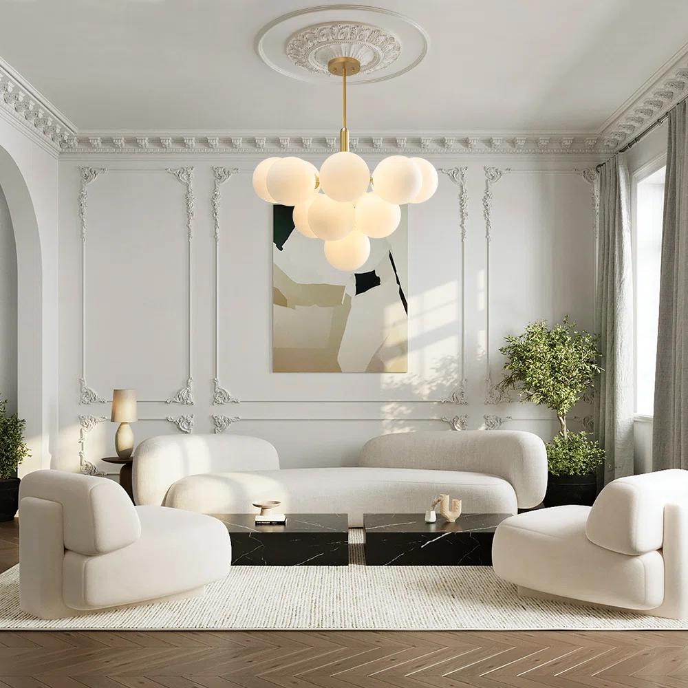 Delacroy 13 Light Dimmable Tiered Chandelier thumbnail 6