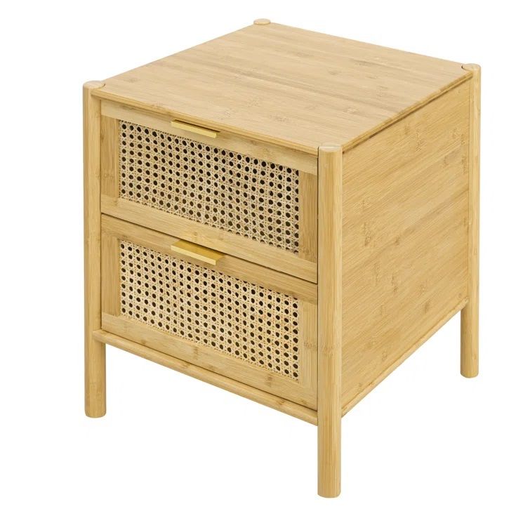 Larrison Solid Wood Nightstand thumbnail 3