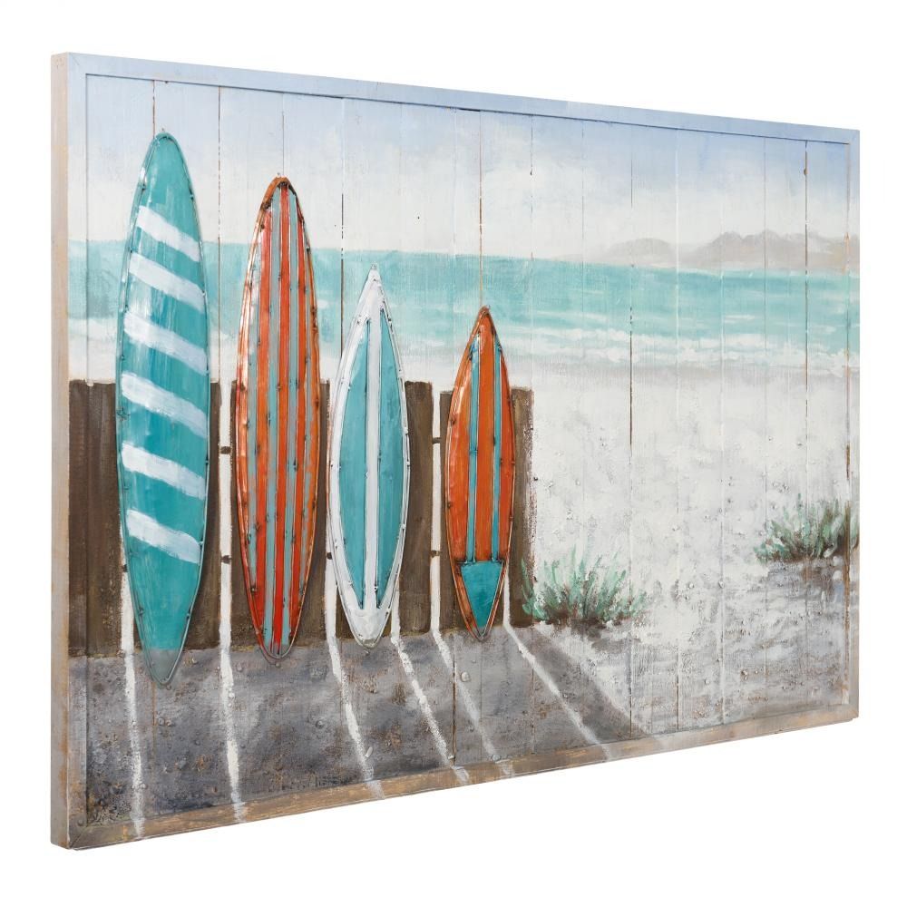 Surfer's Paradise 48 Wide Rectangular Wall Art thumbnail 2