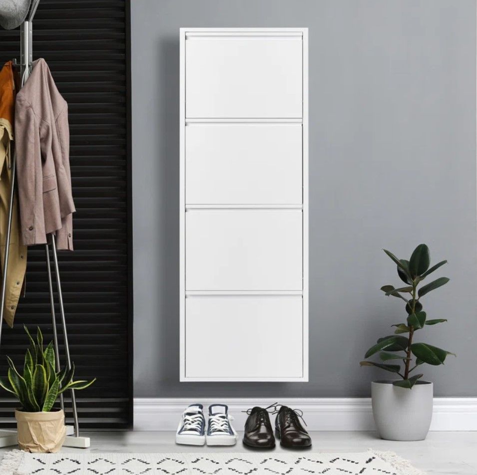 12 Pair Shoe Storage Cabinet thumbnail 2