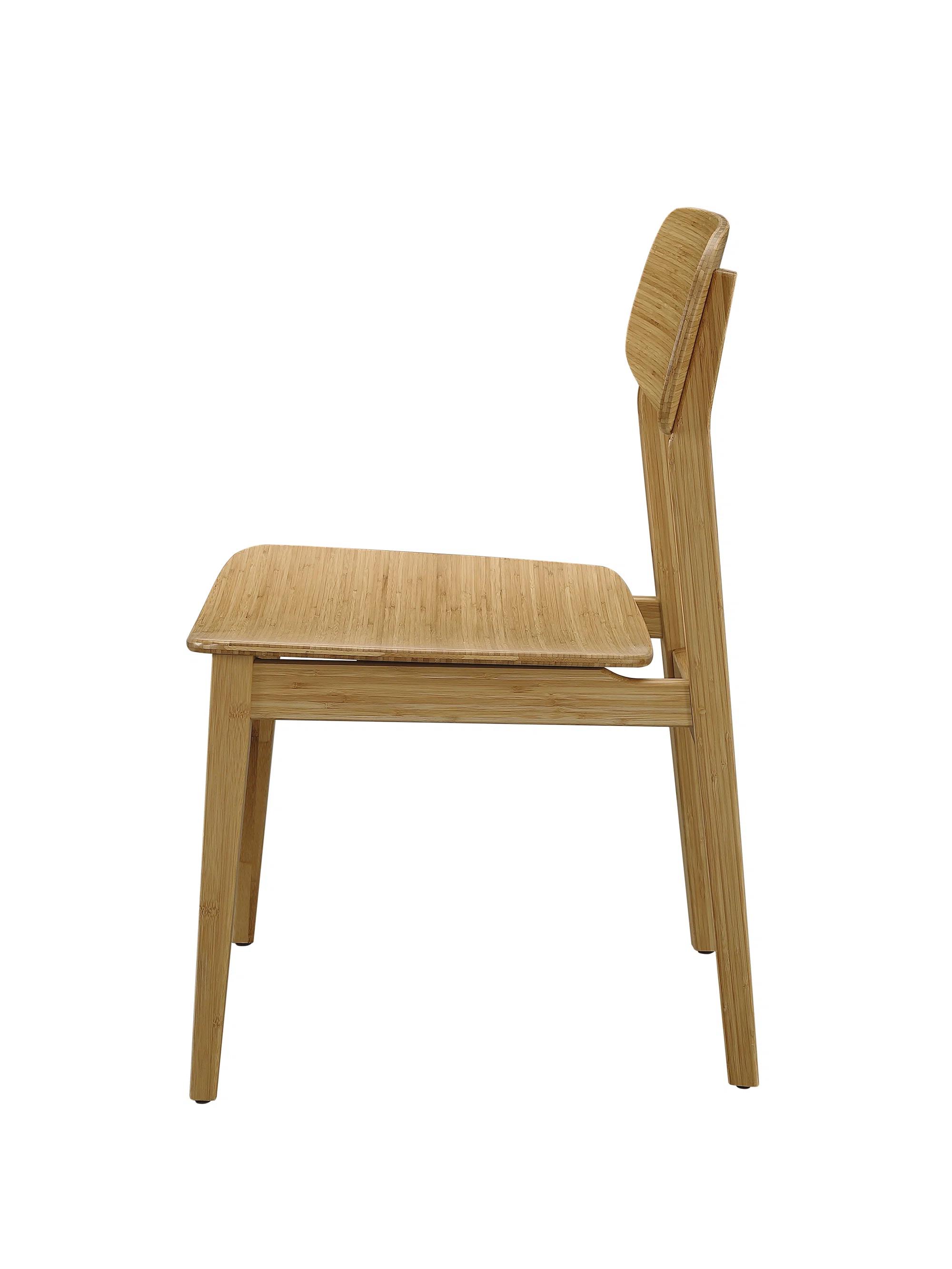 Lacey Solid Wood Solid Back Side Chair-Set of 2 thumbnail 3