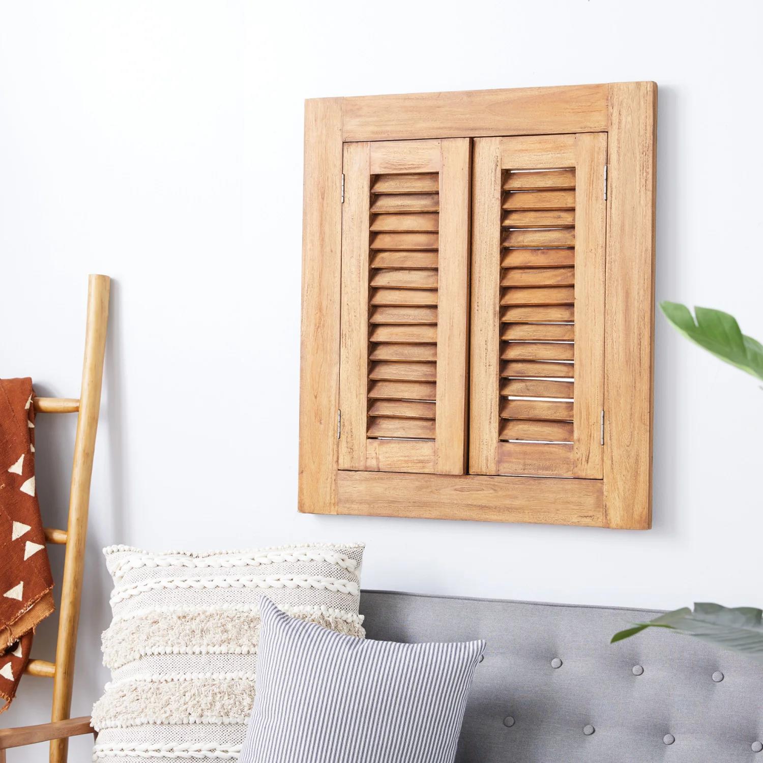 Ducote Rectangle Wood Wall Mirror thumbnail 2