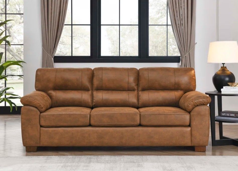 Vegan Leather Sofa thumbnail 2
