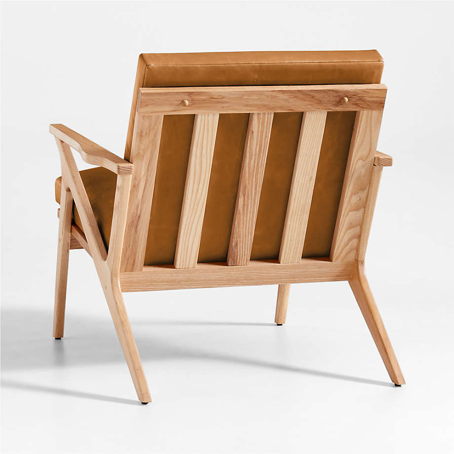 Cavett Ashwood Leather Chair thumbnail 2