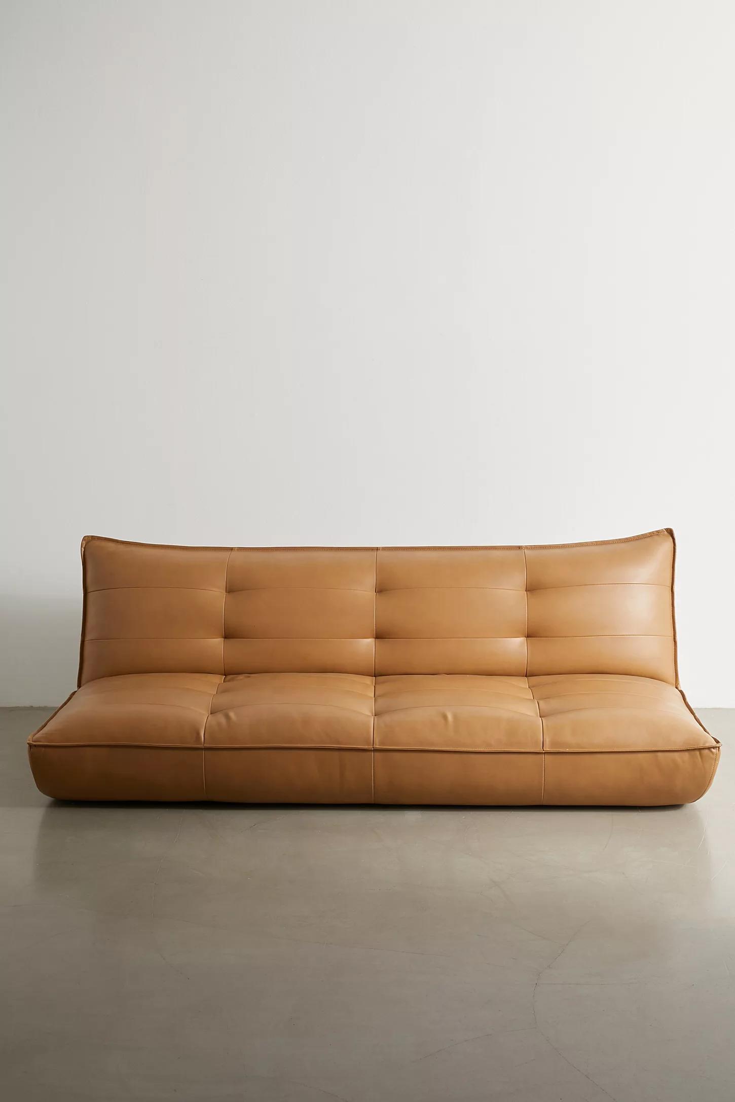 Greta Recycled Leather XL Sleeper Sofa thumbnail 2