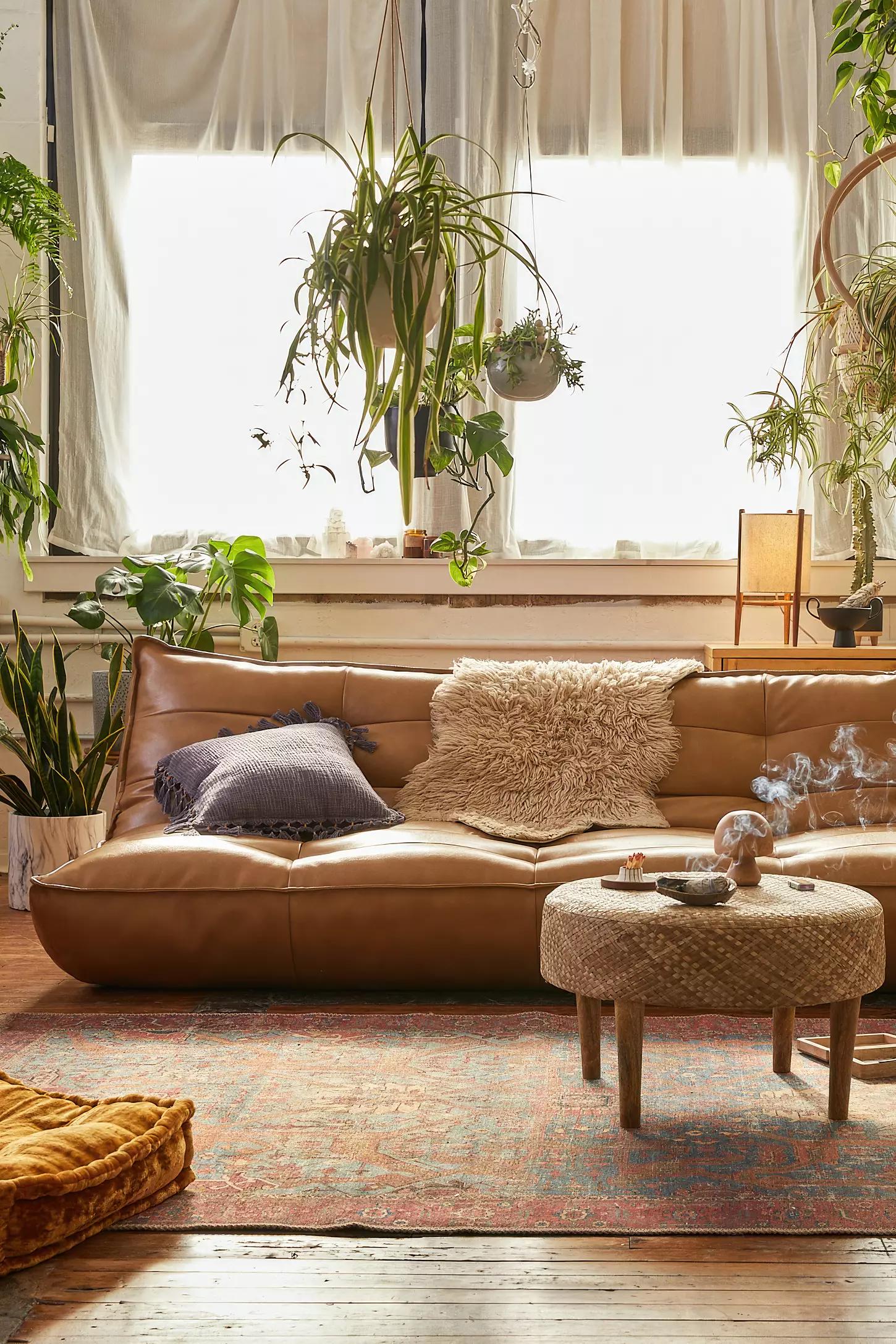 Greta Recycled Leather XL Sleeper Sofa thumbnail 3