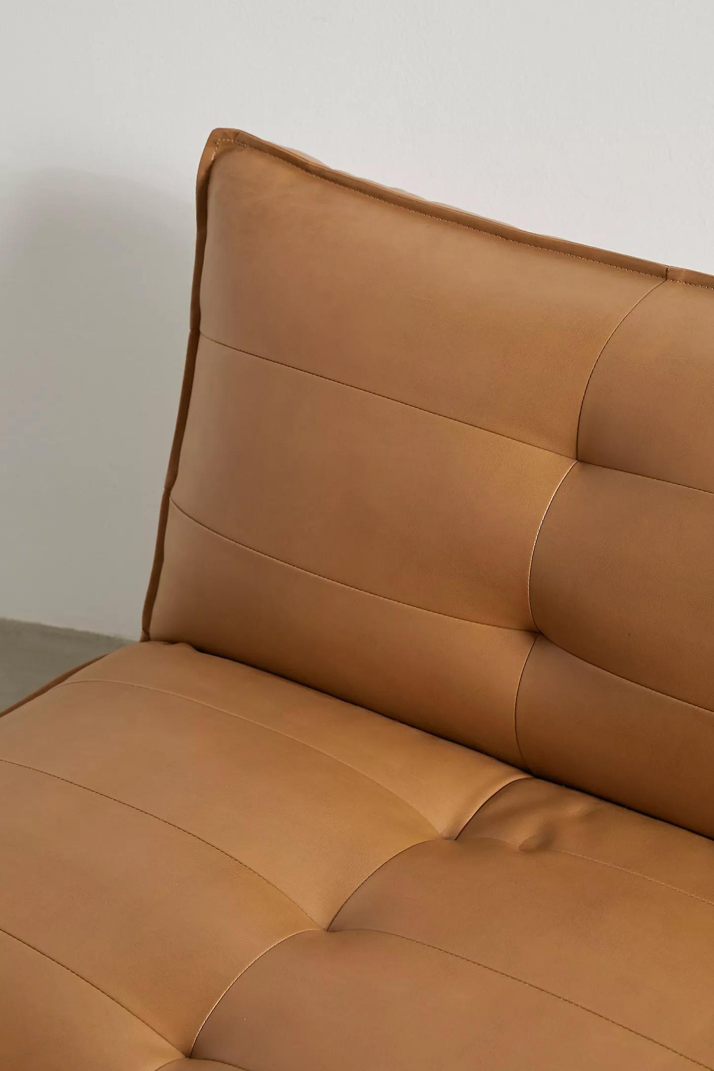 Greta Recycled Leather XL Sleeper Sofa thumbnail 5