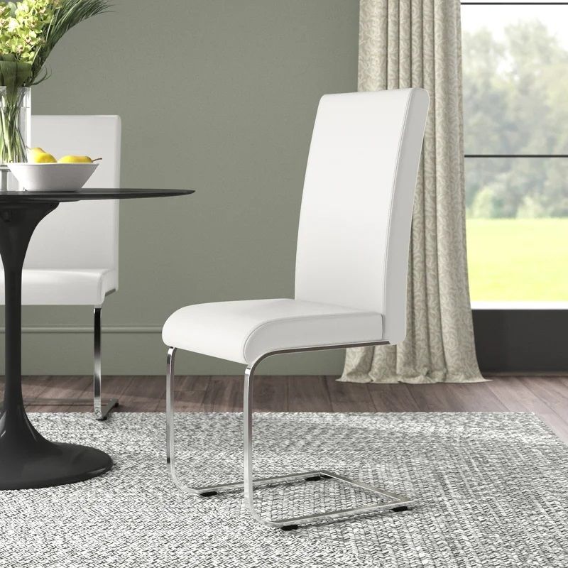 Austwell Solid Back Parsons Chair Set of 2 thumbnail 2