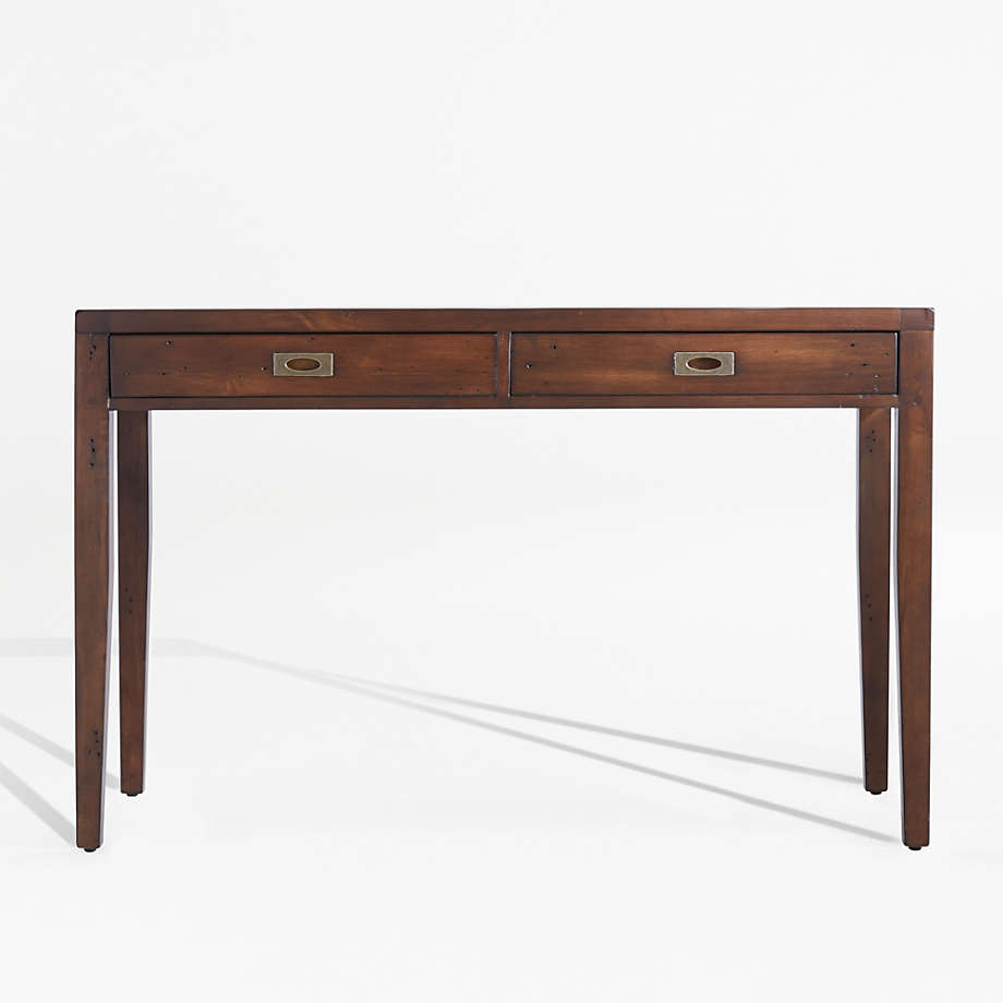Morris Chocolate Brown Writing Desk thumbnail 3