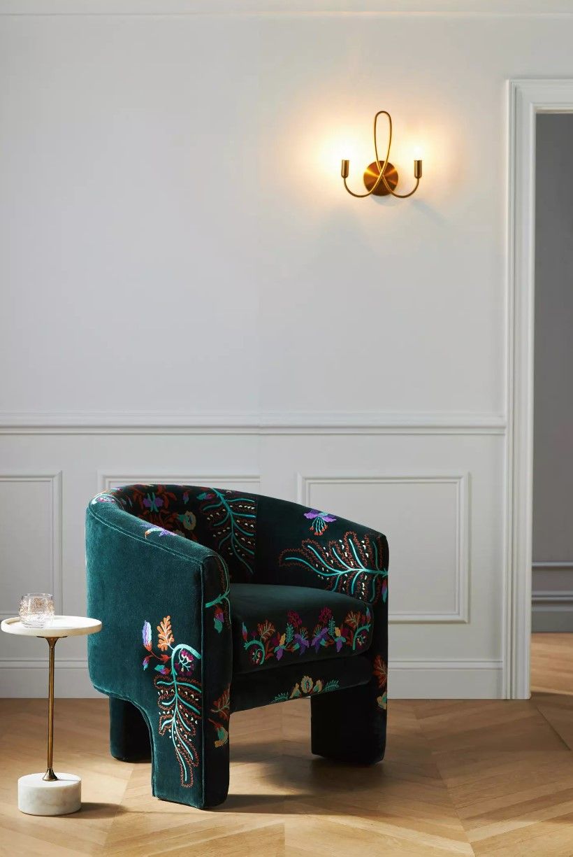 Floral Effie Accent Chair thumbnail 2