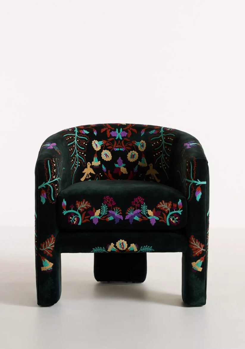 Floral Effie Accent Chair thumbnail 3