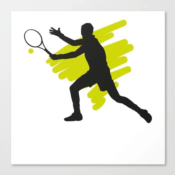 Tennis Sport Player Fans Canvas Print No Frame thumbnail 2