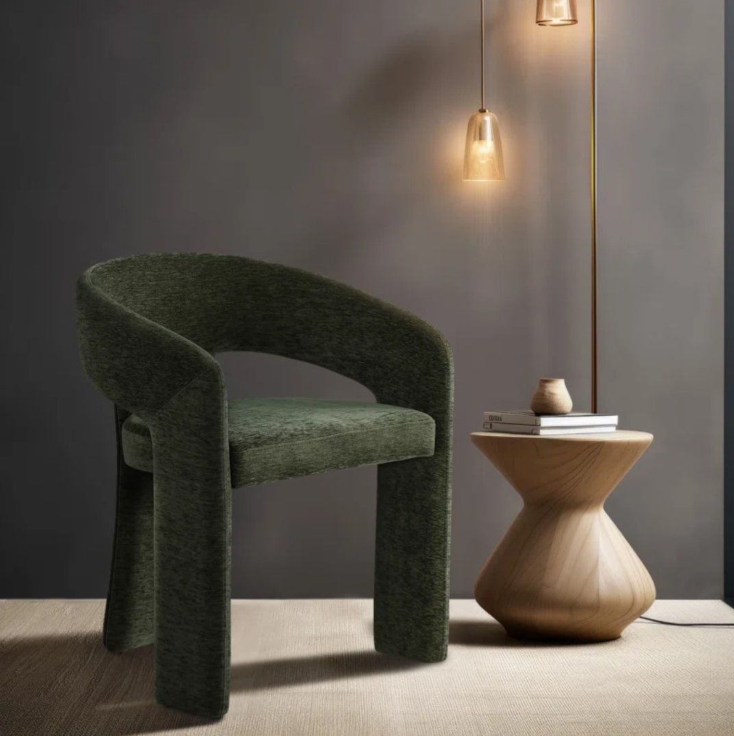 Solid Back Arm Chair thumbnail 2