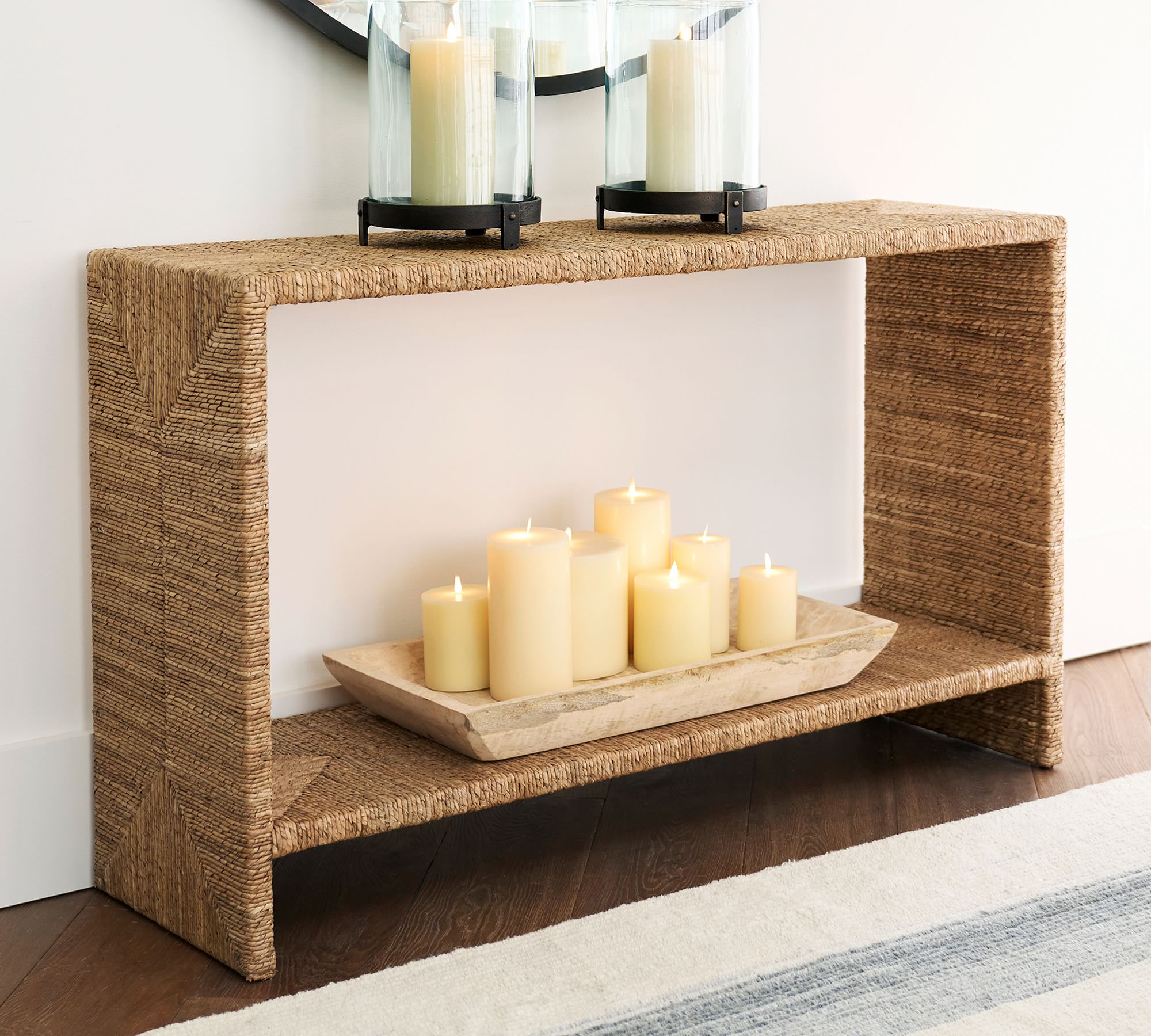 Malibu Woven Console Table (50") thumbnail 2