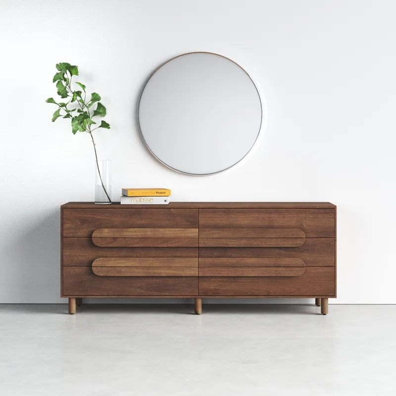 Cservak 6 Drawer Solid Wood Sideboard thumbnail 2