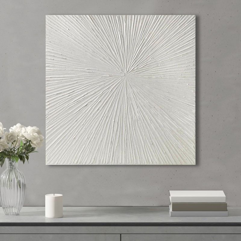 Sunburst Hand Painted Dimensional Resin Wall Art thumbnail 2