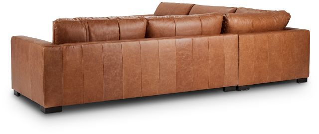 Bohan Brown Leather Large Two arm Sectional thumbnail 4