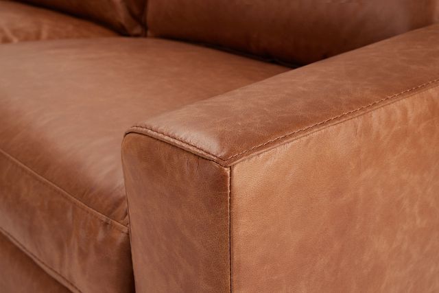 Bohan Brown Leather Large Two arm Sectional thumbnail 5