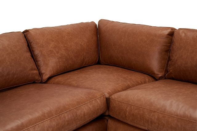 Bohan Brown Leather Large Two arm Sectional thumbnail 7