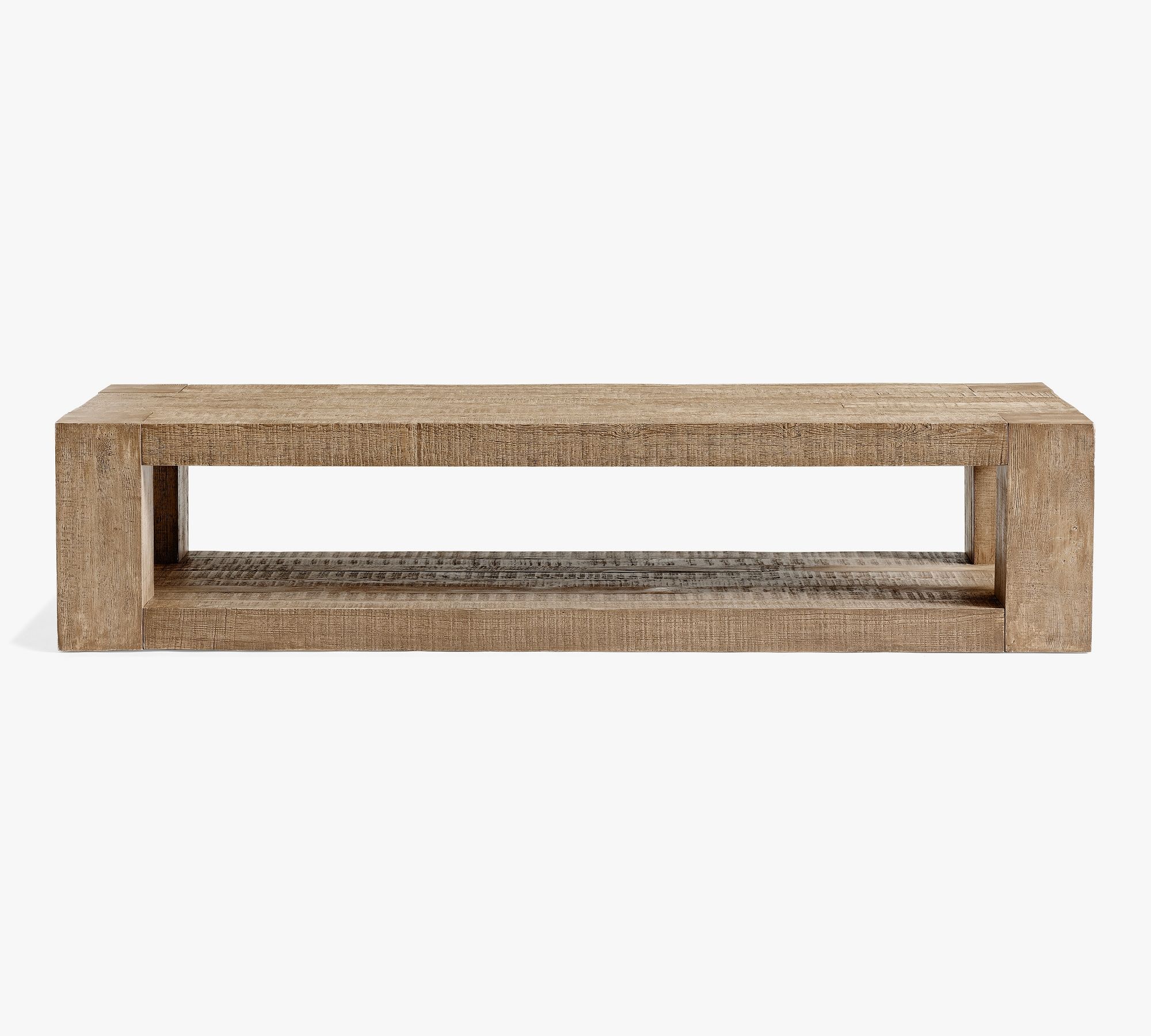 Rockport Rectangular Reclaimed Wood Coffee Table (66") thumbnail 3