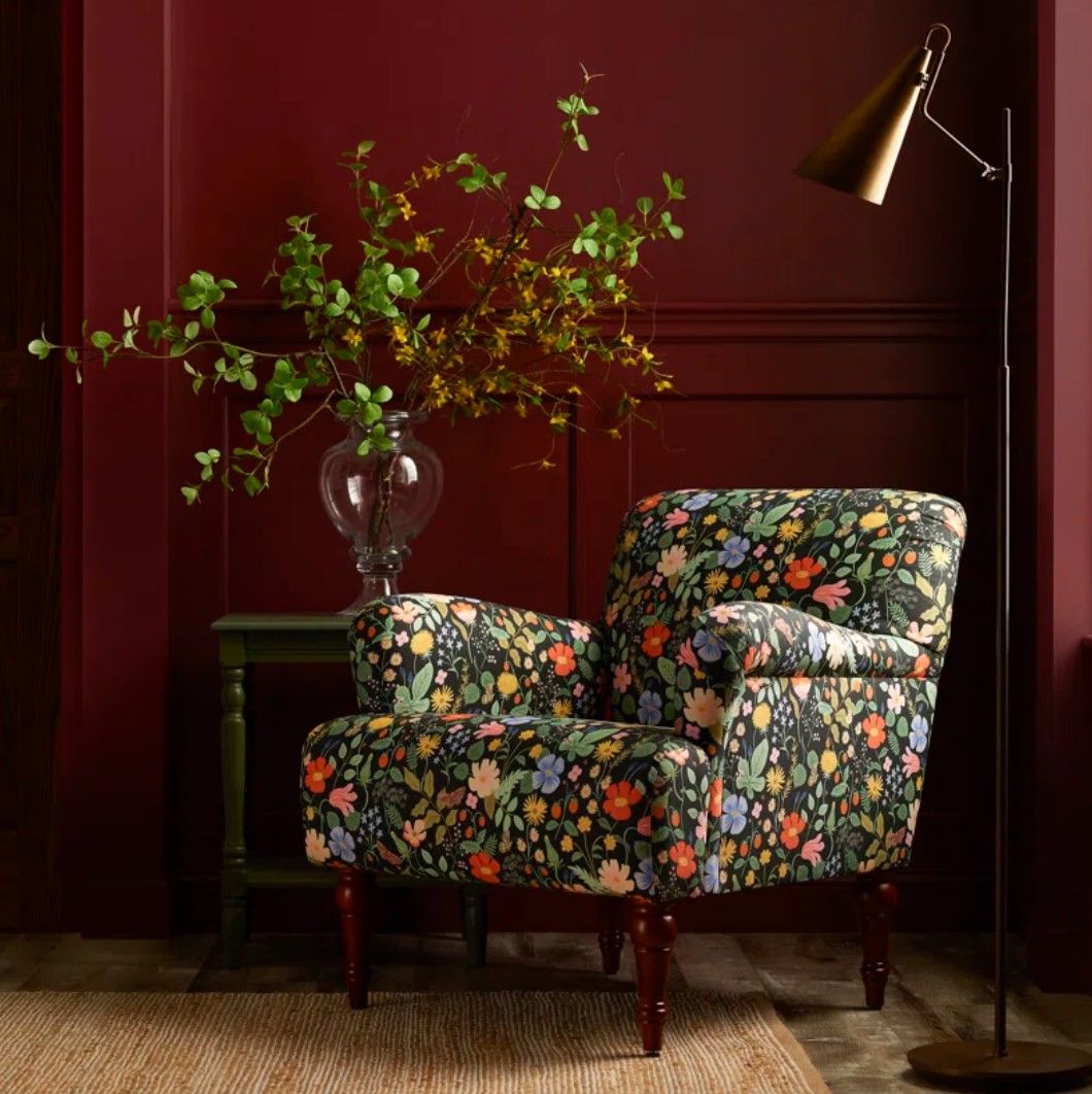 Rifle Paper Co Cloth Company Bristol Armchair thumbnail 2