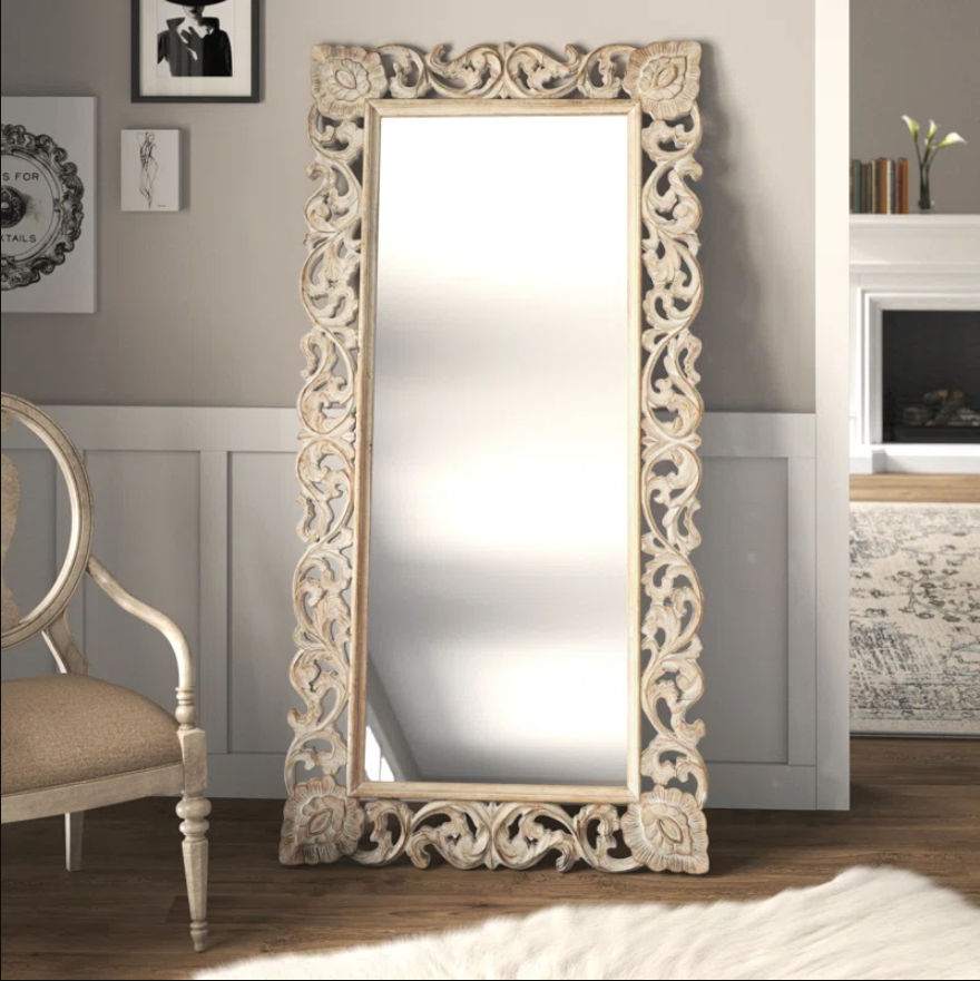 Abigail Rectangle Wood Mirror thumbnail 2