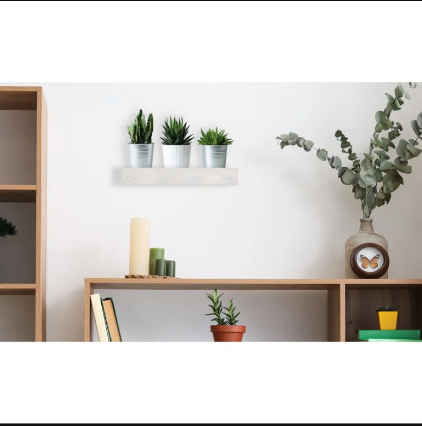 Emerald Lee Oak Solid Wood Floating Shelf thumbnail 2