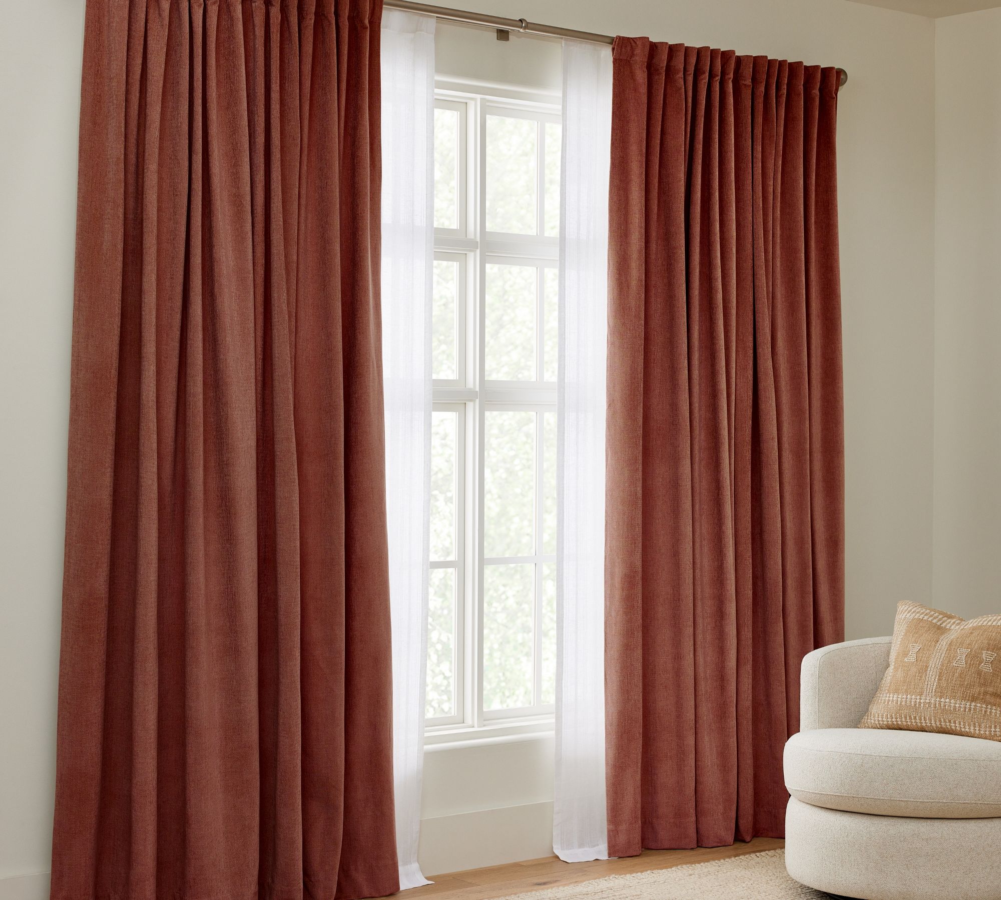 Rustic Chenille Curtain thumbnail 2