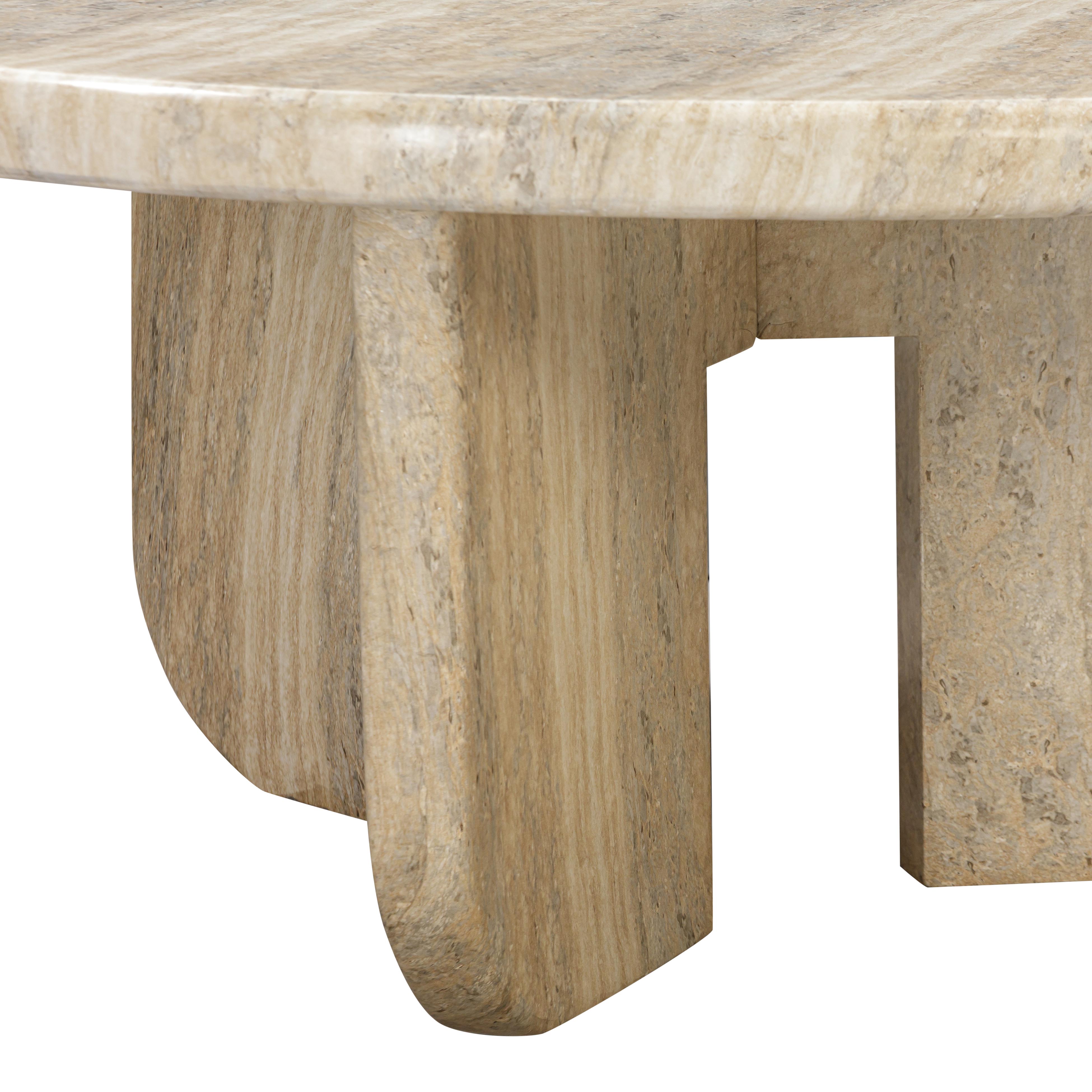 Ashley Concrete Round Coffee Table thumbnail 4