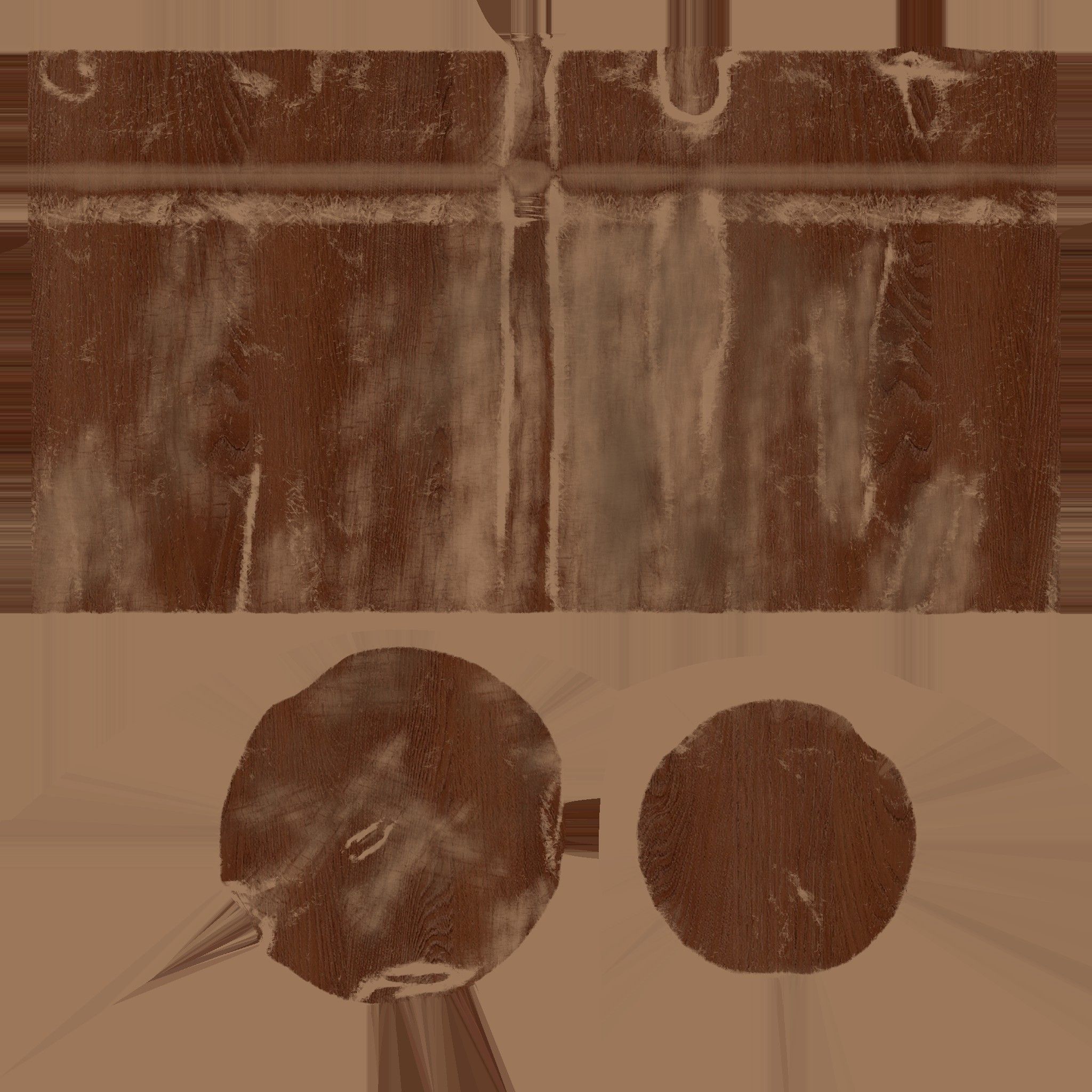 Teak Natural Round Bathroom Stool thumbnail 4