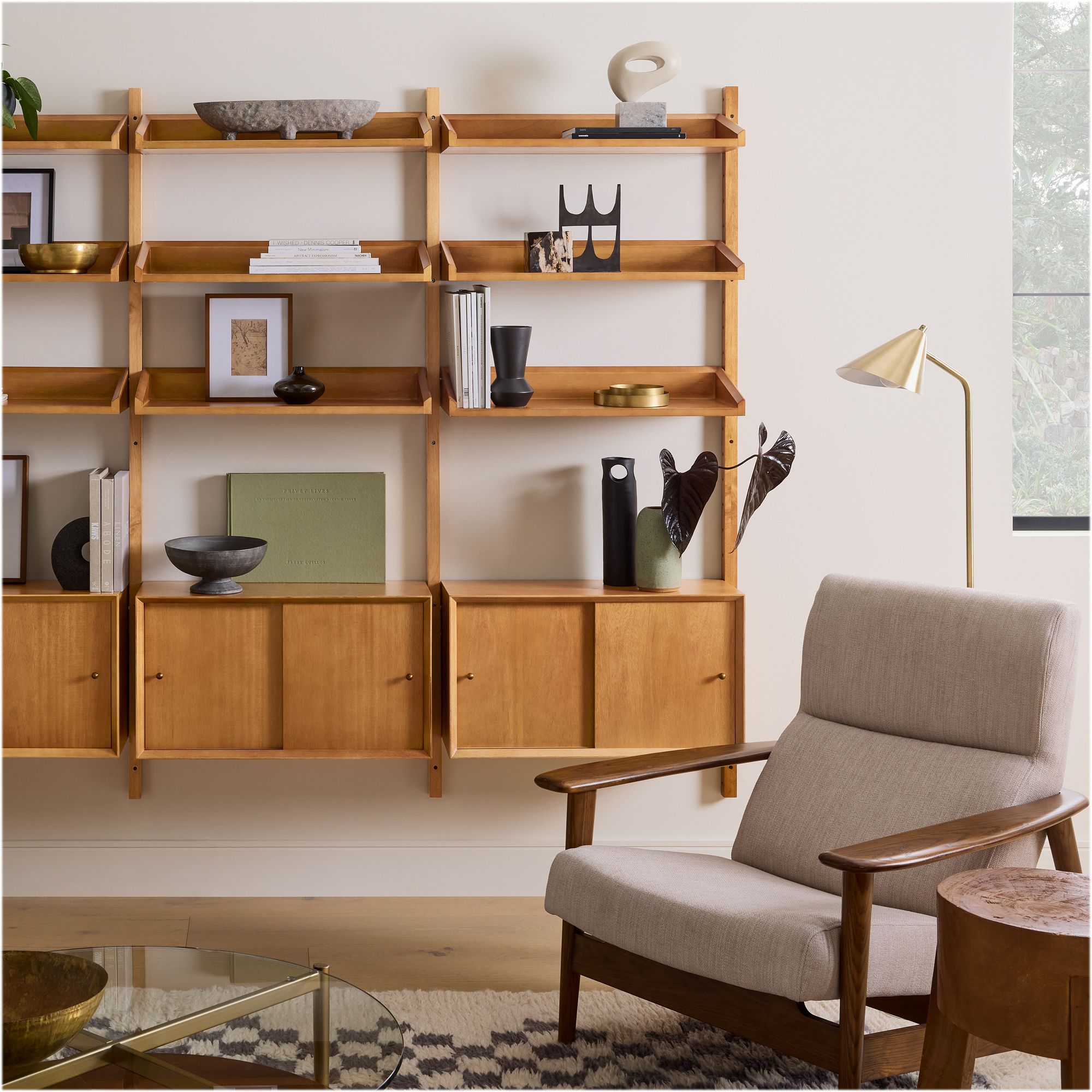 Mid-Century Modular Storage Bookshelf thumbnail 2