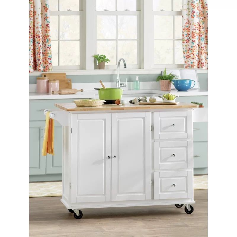 Hardiman Solid Wood Kitchen Cart thumbnail 2