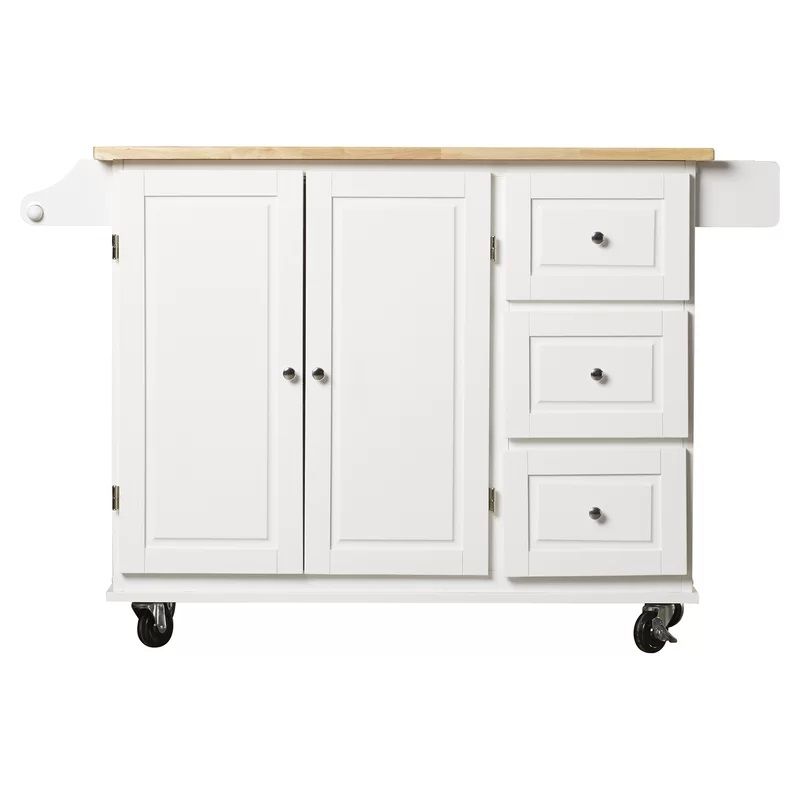 Hardiman Solid Wood Kitchen Cart thumbnail 3